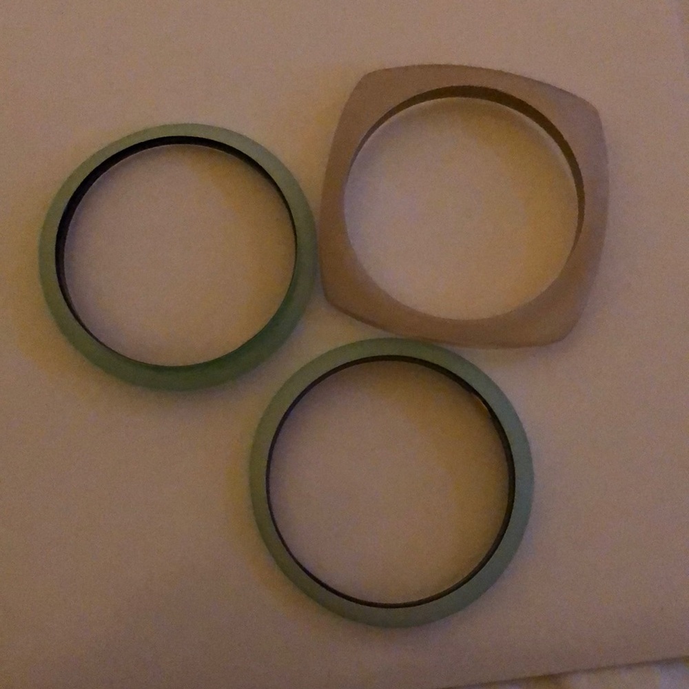 3 Alexis Bittar Lucite Bangles - Picture 3 of 3